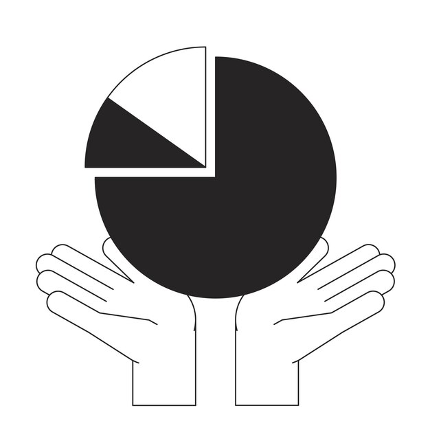 Startup distribution strategy bw concept vector spot illustration