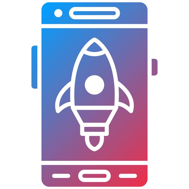 시작 아이콘 터 이미지는 모바일 앱 개발에 사용할 수 있습니다.