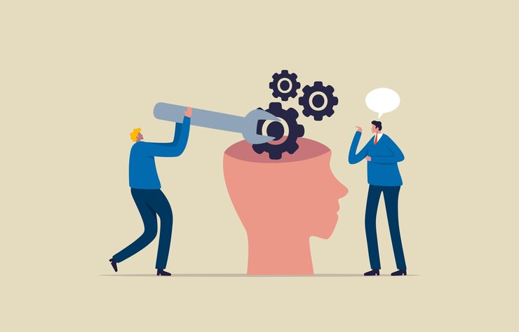 Vector startup idea generation find solution product development illustration