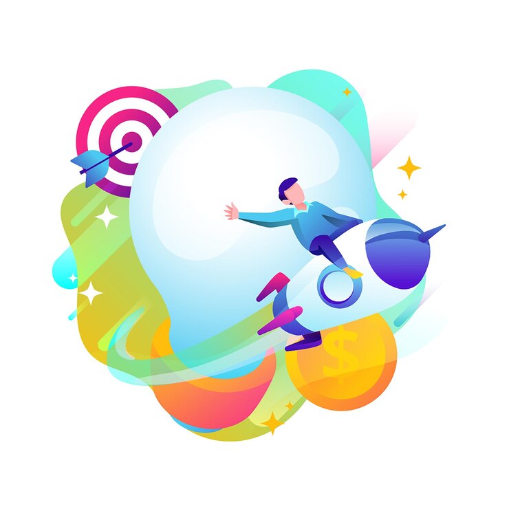 Vector startup illustration