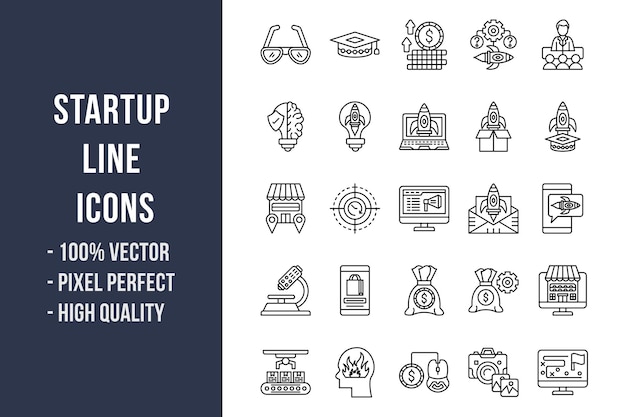 Startup Line Icons