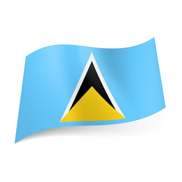 State flag of Saint Lucia