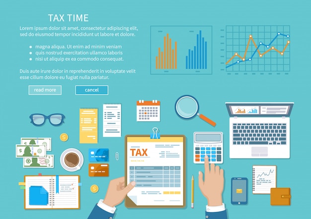 State government taxation, calculation of tax, return.