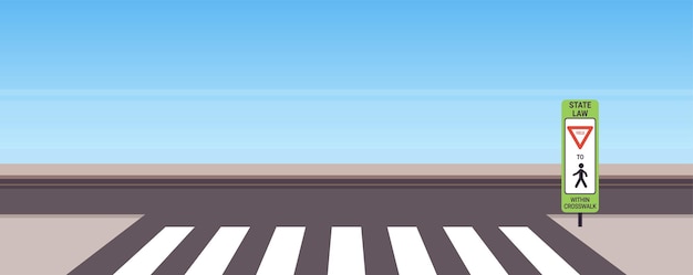 Premium Vector  Crosswalk accident flat vector illustration