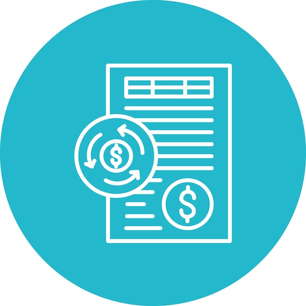 Statement Of Cash Flow icon vector image Can be used for Accounting