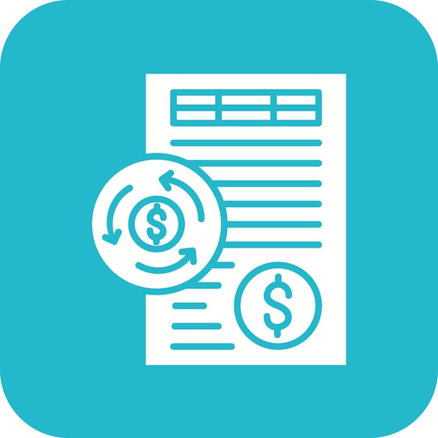 Statement Of Cash Flow icon vector image Can be used for Accounting