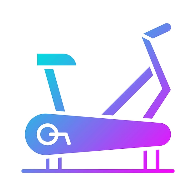 Stationery Bike vector icon Can be used for Gym iconset