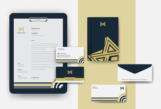 Vector stationery design for your business