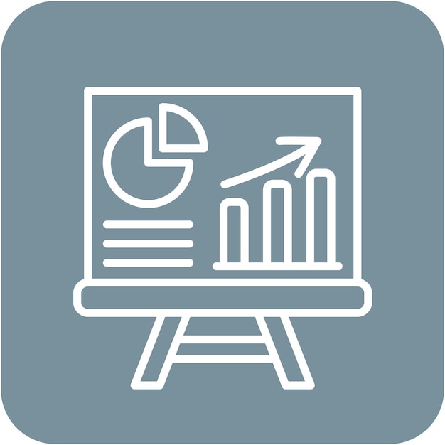 Statistics Presentation Vector Illustration Style