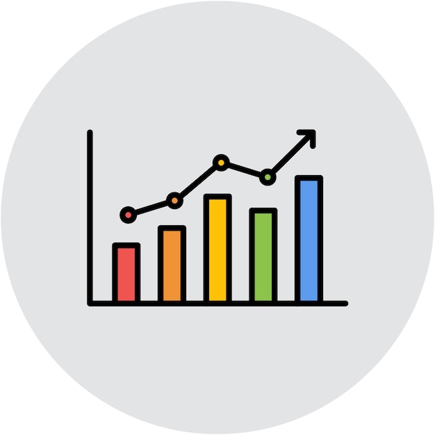Statistics Vector Illustration Style