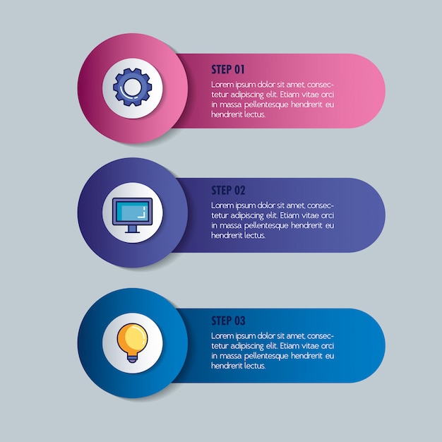 Statistische infographic met vastgestelde pictogrammen