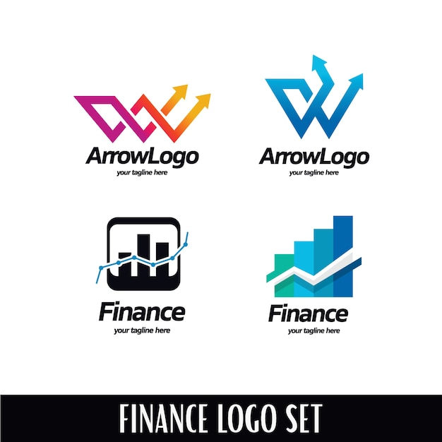 Набор шаблонов логотипа arrow