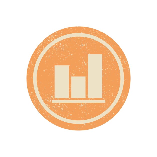 Stats interface icon vector