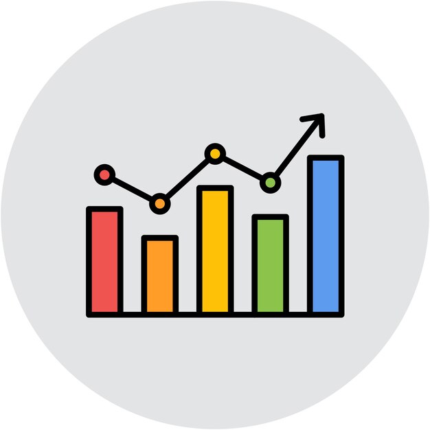 Stats Vector Illustration Style