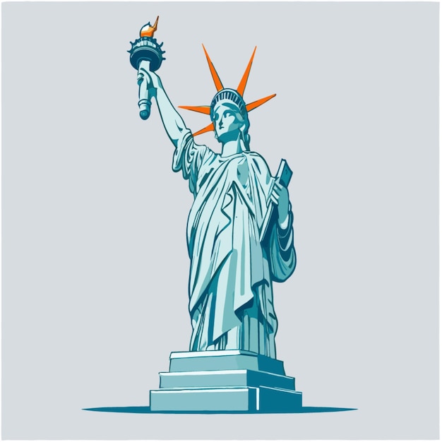 Statue of liberty clipart vector