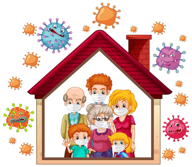 Stay home to prevent coronavirus