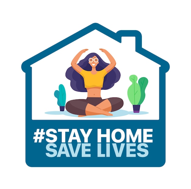 Stay at home, save lives.