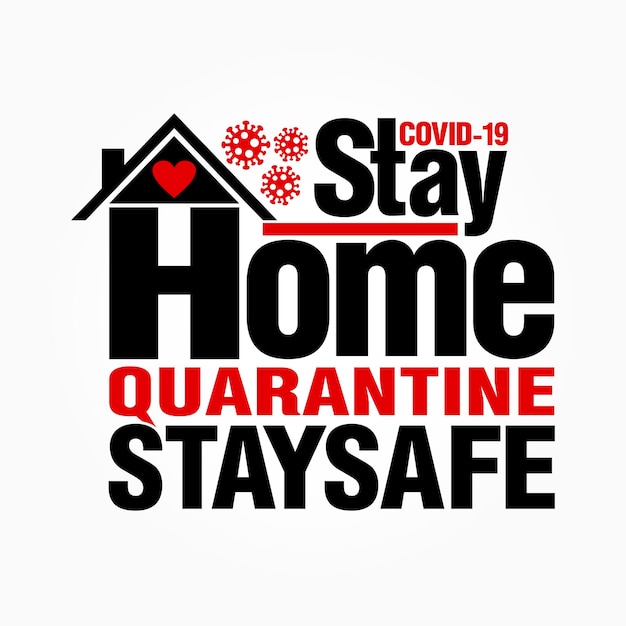 Vector stay save stay home quarantine coronavirus covid19 pandemic spread of coronavirus in world vector illustration
