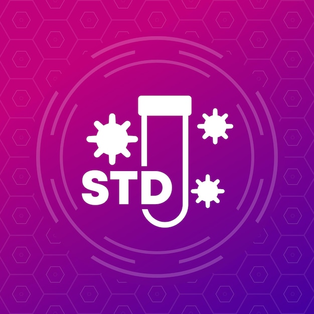 STD test icon for web