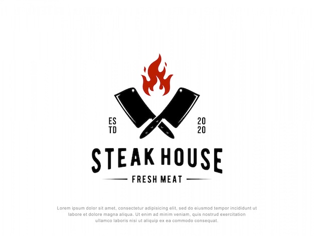 steak house logo inspiratie