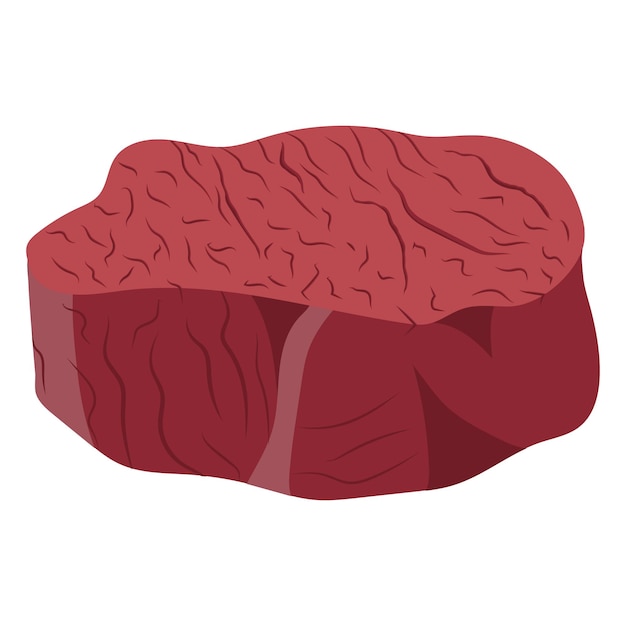 Steak meat Vector illustration on a white background