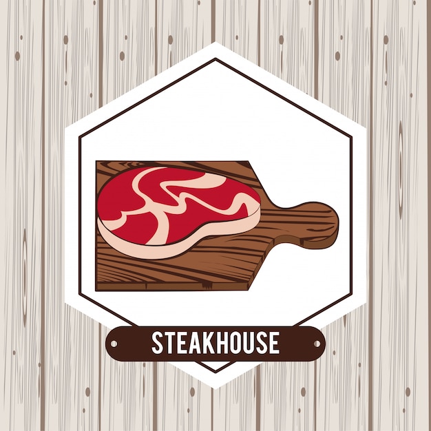 Steakhouse bbq-poster