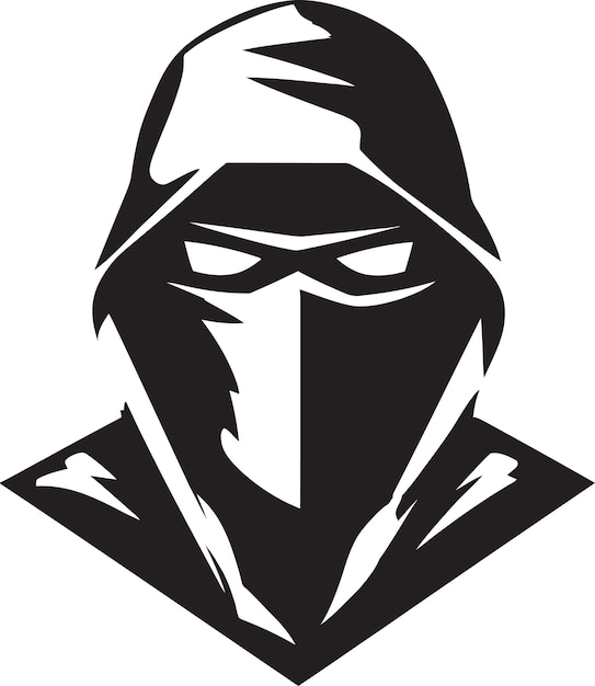 Stealth and creativity ninja vector artistry