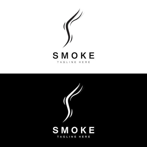 Steam Steam Logo Vector Hot Evaporating Aroma Smell Line Illustration Cooking Steam Icon Steam Train Baking Smoking