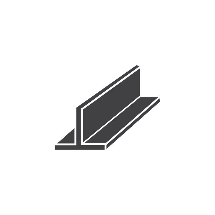 Vector steel bar silhouette