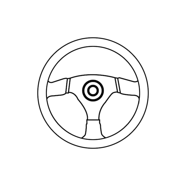 Steering wheel icon