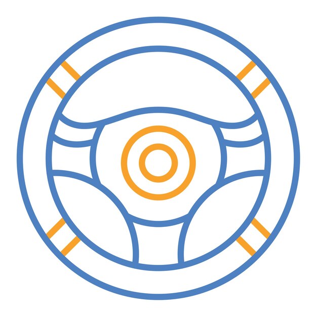 Steering wheel icon