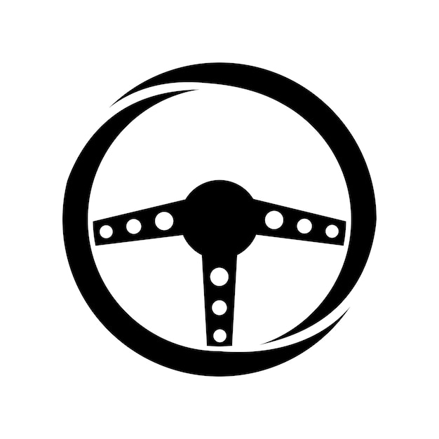 Vettore logo sul volante