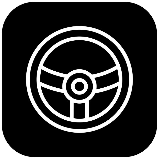 Steering Wheel Vector Illustration