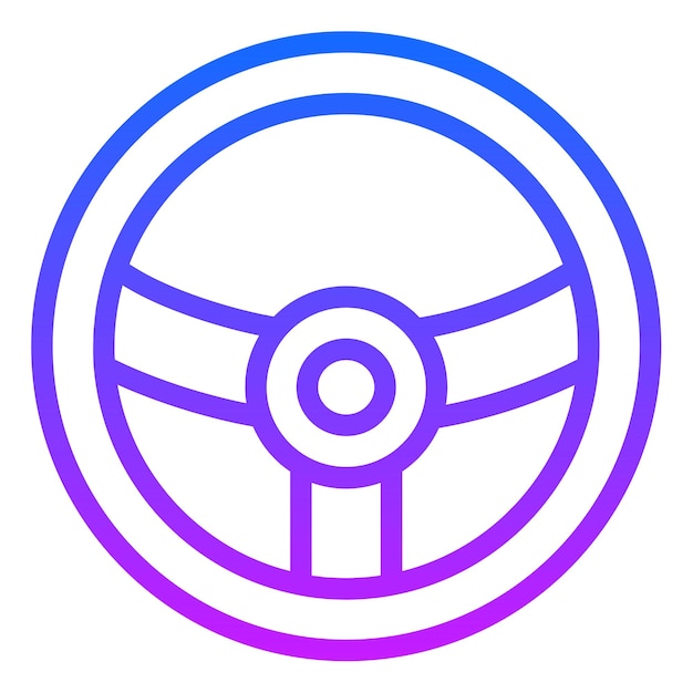 Steering Wheel Vector Illustration