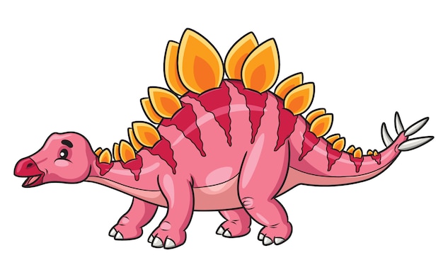 Stegosaurus cartoon