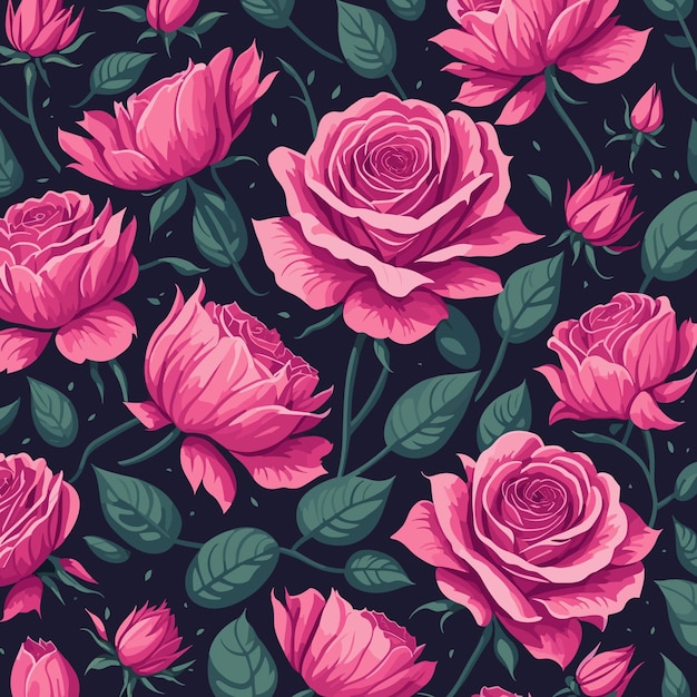 Stel aquarelarrangementen in met rozencollectie tuin roze bloemen bladeren takken Botanische il