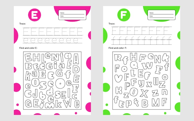 Stel werkbrief-werkblad a4 in voor voorschoolse en schoolgaande kinderen. spel voor kinderen. zoek en kleur.