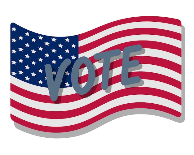 Stem Vlag van de Verenigde Staten van Amerika Nationaal symbool van de staat Amerikaanse presidentsverkiezingen