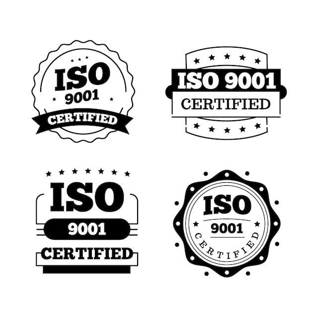 Vector stempelset met iso-certificering