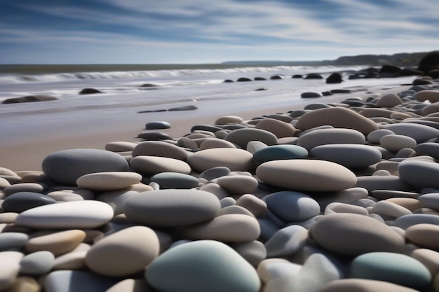 Vector stenen op het strand