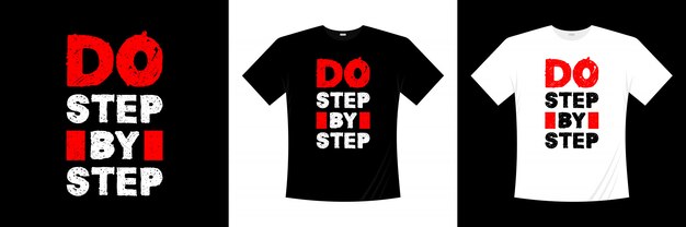 do step by step typography t-shirt design
