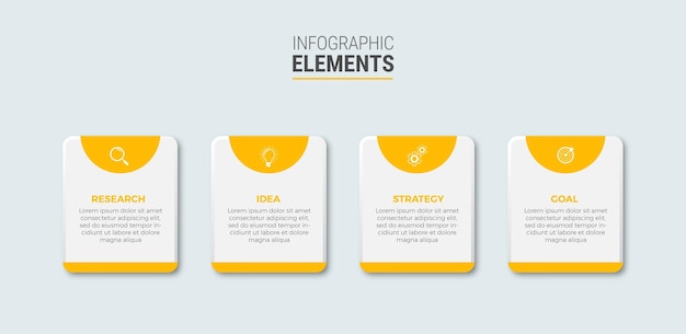 단계 차트 비즈니스 infographic 디자인 흐름 요소