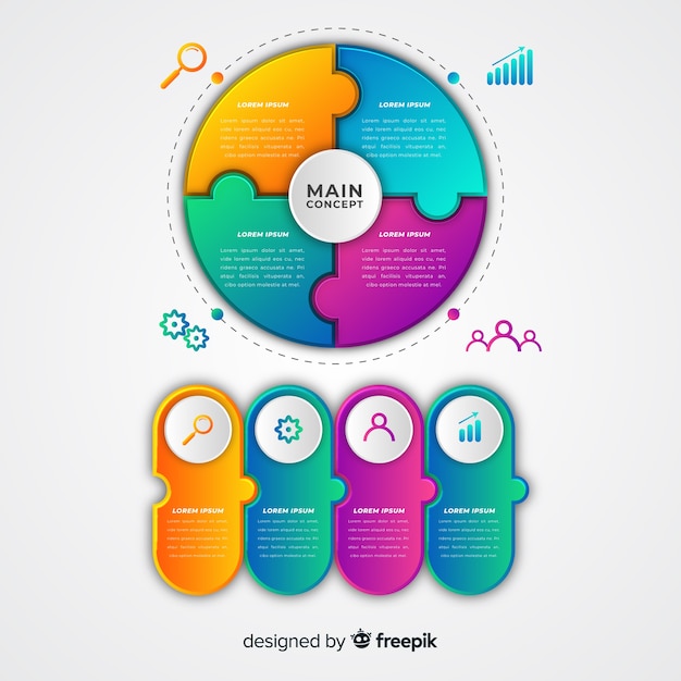 Step infographic