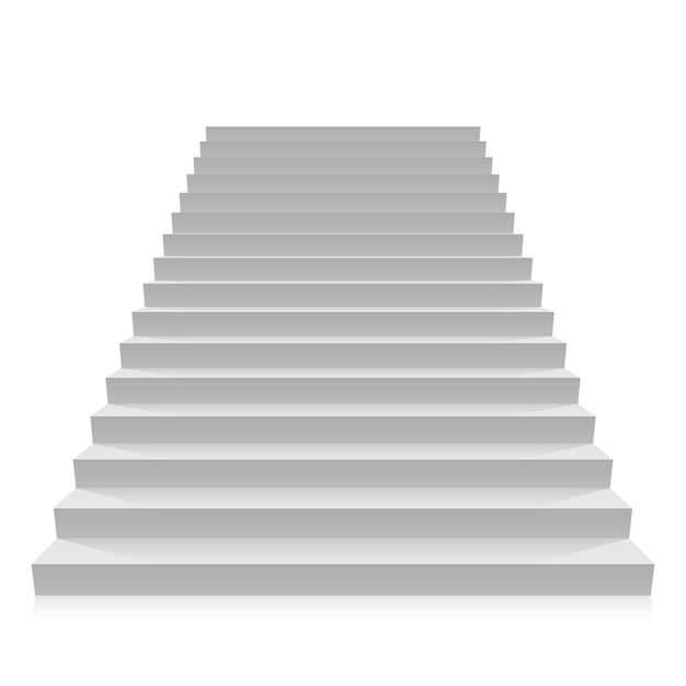 Вектор Наступите на объект на белом фоне. векторная иллюстрация