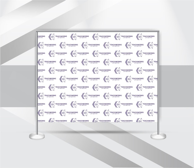step and repeat banner Pattern design template