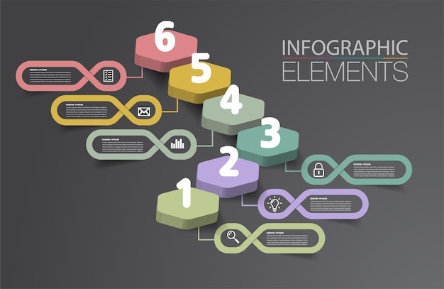 Vector step up of business successful concept infographic vector