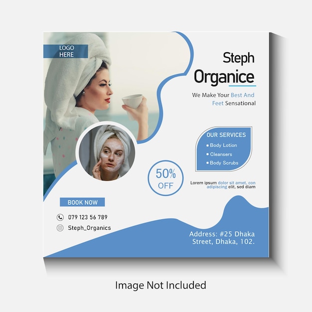 Steph Organice Skincare Promotion