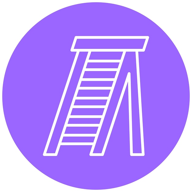 Stepladder Icon Style