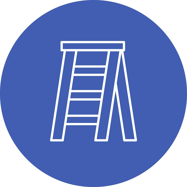 Stepladder icon vector image Can be used for Construction Tools