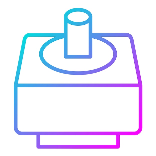 Vector stepper motor vector icon can be used for manufacturing iconset